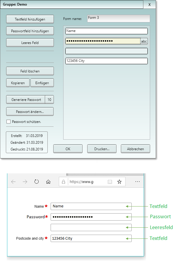 Form Dialog